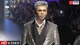 'Karan Johar\'s WEIRD HAIRSTYLE At Lakme Fashion Week in 2018 | EPN'