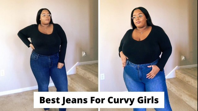 'Best Jeans For Curvy Girls | Fashion Nova, Target, Avenue, Old Navy, Rainbow | #shorts'