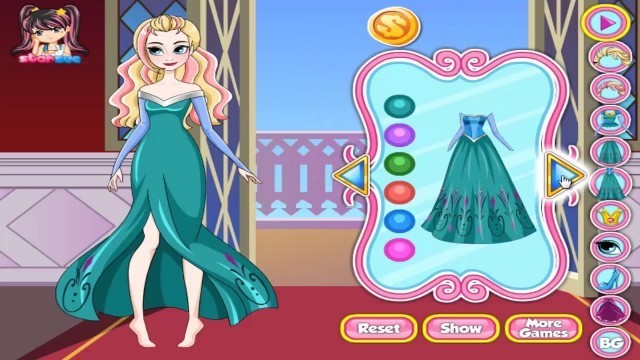 'Classic Fashion Elsa Frozen Princess Video Games'