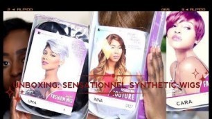 'UNBOXING: SENSATIONNEL UMA, INNA, CARA WIGS FIRST IMPRESSIONS'