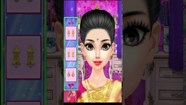 'South Indian Barbie Bride wedding salon game| Barbie bride dress up game'