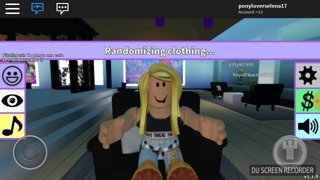 '(Playing fashion frenzy) ROBLOX'