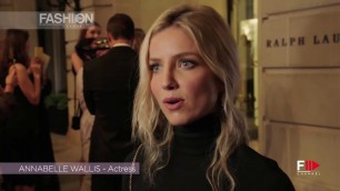 'RALPH LAUREN Red Carpet Interviews Spring 2017 New York by Fashion Channel'