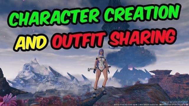 '[PSO2: NGS] Character Creation and Costume Sharing'