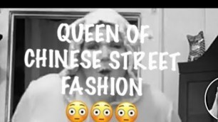 'CYNTHIA BEAUMONT QUEEN OF CHINESE STREET FASHION GUYS! #cynthiabeaumont #react #chinesestreetfashion'