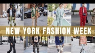 'NY FASHION WEEK 2021 (Fall Outfit Ideas) | MEN\'S STREET STYLE OUTFITS'