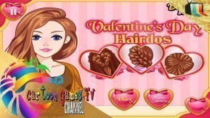 'Valentine Day Hairdos: Fashion games.'