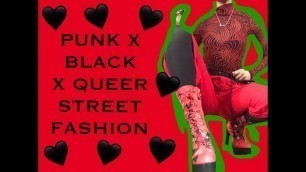 '✧༺♥༻∞DRESS UP WITH ME༺♥༻✧PUNK x BLACK x QUEER x STREET FASHION EDITION'