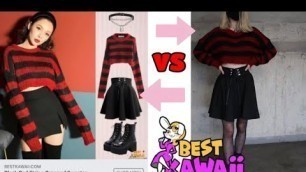 'BUYING OUTFITS FROM ADS! | BEST KAWAII REVIEW | punk fashion haul'