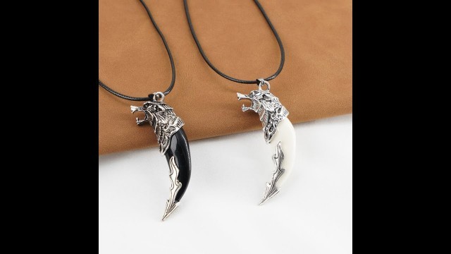 'teeth jewelry review 2021 Punk Fashion Brave Men Wolf Gog'