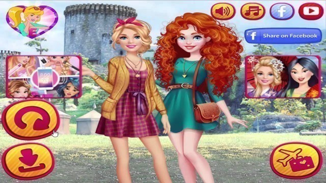 'Barbie Visit Merida - Barbie and Ken Fashion Couple - Best Dress up games 2016'