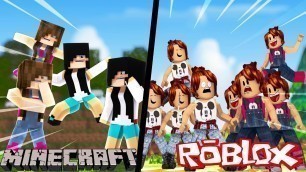 'CLONES DA JULIA MINEGIRL E DA CRIS MINEGIRL - Fashion Frenzy (ROBLOX + MINECRAFT)'