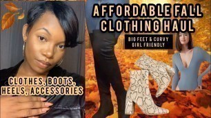 'AFFORDABLE FALL CLOTHING HAUL