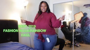 'OVERPROTECTIVE Boyfriend Rates My Fashion Nova and Rainbow Outfits'