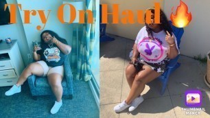 'BBW/Thick Baddies try on haul (Nike,Puma,Fashion Nova & Rainbow)'