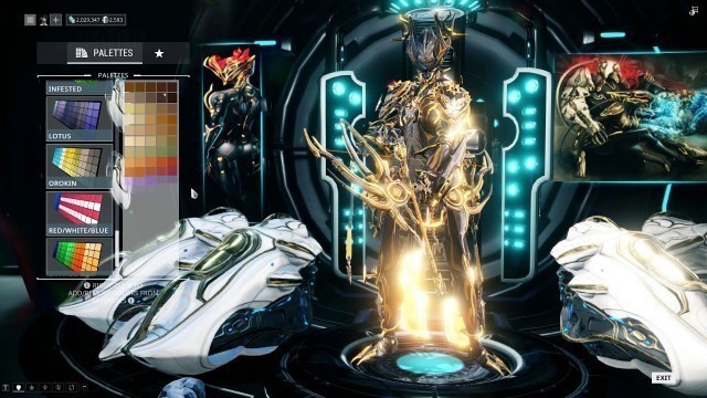 'Valkyr Prime -  3 Color Schemes'