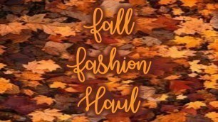 'Fall Fashion Haul ft. Fashion Nova,Primark,Public Desire,and Rainbow'