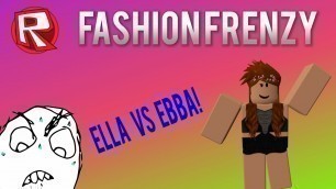 '\"EN BLODIG STRID!\" | ELLA VS EBBA I FASHION FRENZY - Roblox'