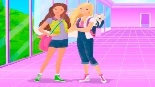 'BARBIE - Barbie at School Dress Up | English Episode Full Game | BARBIE (Game for Children)'