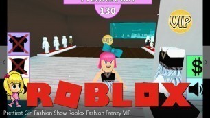 'Prettiest Girl Fashion Show | Roblox Fashion Frenzy VIP | 