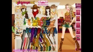 'Barbie Online Games - Barbie Western Clothing Games'