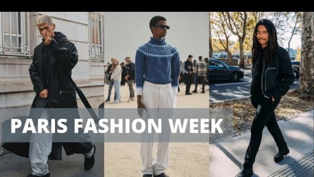 'Best Men\'s Looks at Paris Fashion Week Street Style | SS 2022 | Men\'s Fashion Style'