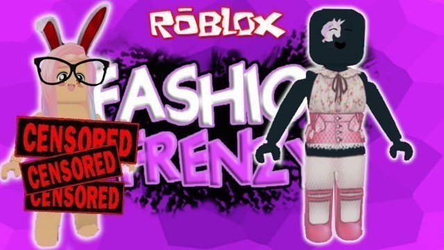 'SE LE OLVIDA LA ROPA Y SALGO BUG | FASHION FRENZY - ROBLOX | NATSUKISEL Y COJIN'