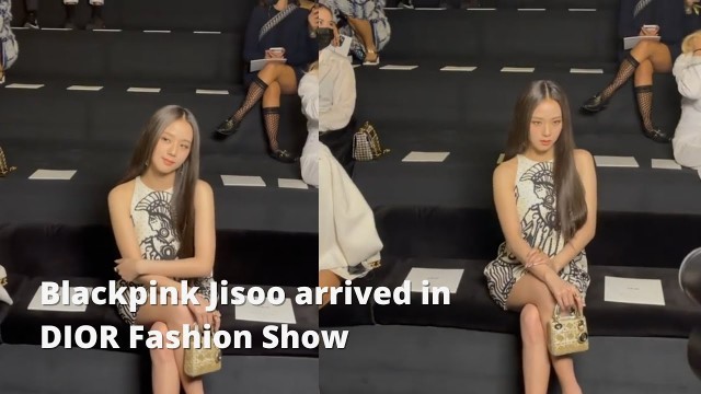 'Blackpink Jisoo arrived in Dior Fashion Show PSW'