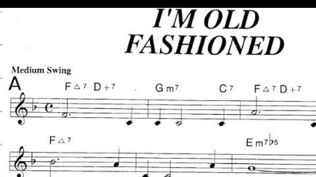 'I\'m Old Fashioned | chords, improv, beginning improvisation'