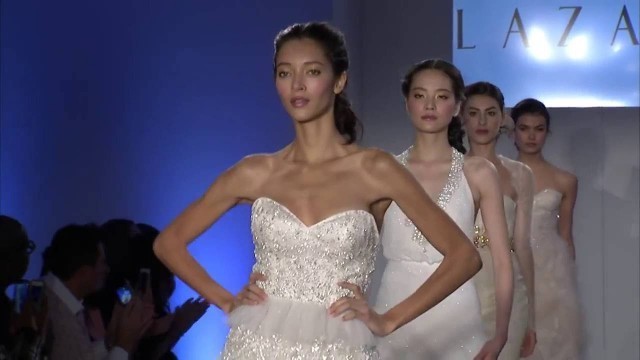 'Lazaro Bridal Spring 2015 Runway Video'