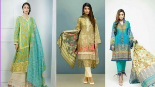 'Latest new branded lawn dresses collection on 2020 pak Fashion TV'