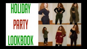 'HOLIDAY PARTY LOOKBOOK | FT.  FASHION NOVA | REBDOLLS | RAINBOW | SHEIN | MAKE ME CHIC | SULTRY V |'