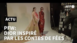 'Fashion Week: une collection Dior inspirée des contes de fée | AFP'