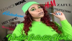 'Trendy Winter Try On Haul|Fashion Nova,PLT,Zaful,Rainbow'