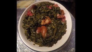 'How to make old fashioned fried collard greens'