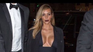 'Kim Kardashian Wears Sexy Revealing Dress to End Paris Fashion Week | POPSUGAR News'