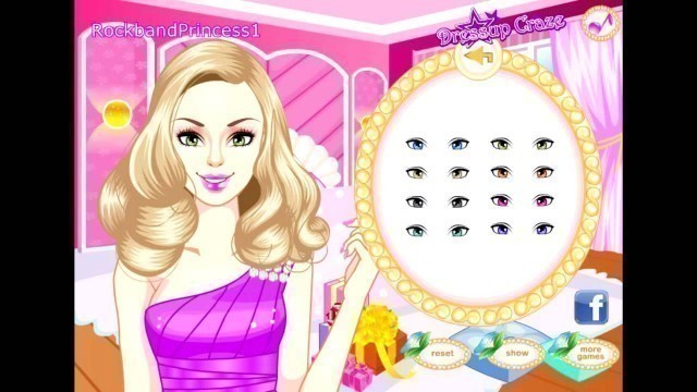 'Barbie Glitter Dress Up Games'