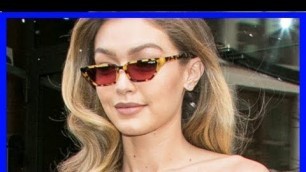 'Braless Gigi Hadid bares assets in eye-popping nude ambition display'